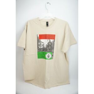 West Nassau Historical Society T-Shirt XL Tan 20th Railroad Day Classic Car Show